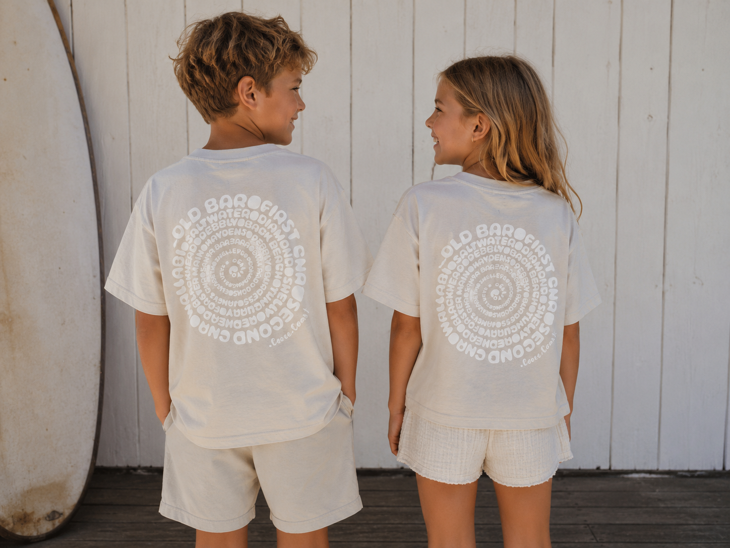 Kid's T-shirt Sand Spiral COOEECOAST