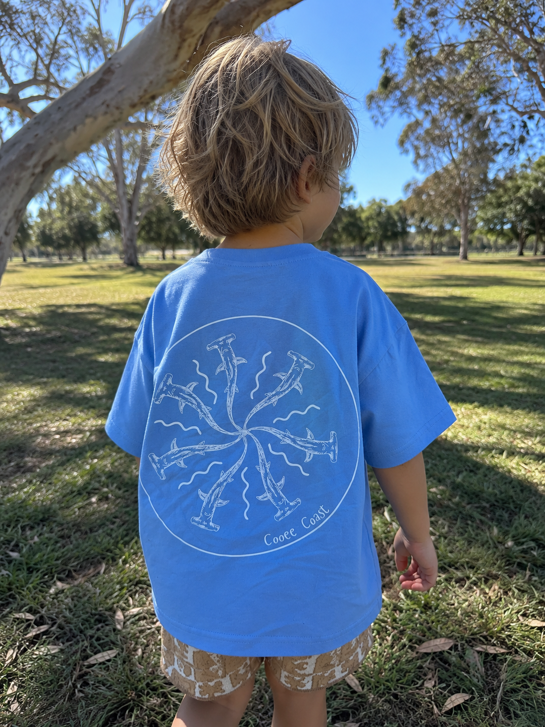 Kid's T-shirt Salty Blue COOEECOAST