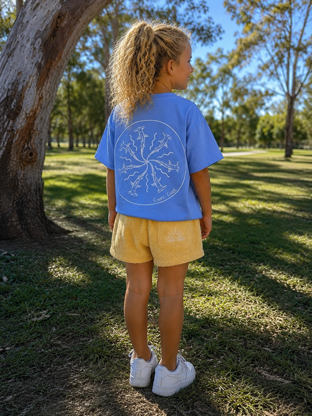 Kid's T-shirt Salty Blue COOEECOAST