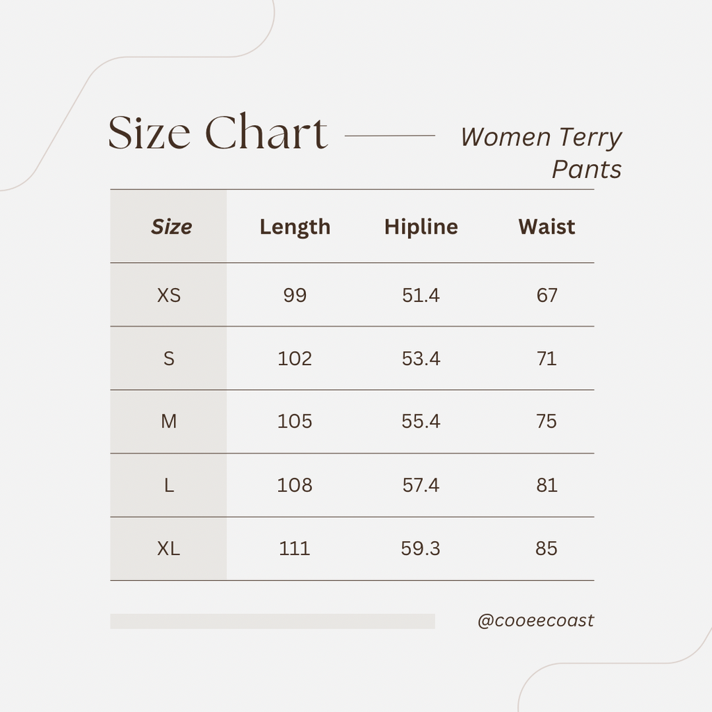 Terry Pants - Women