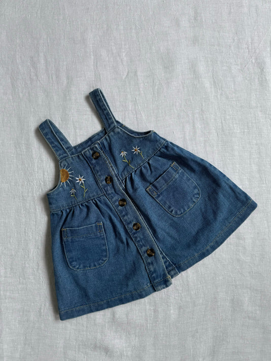 SUNSHINE DENIM DRESS FOR KIDS AND TODDLERS