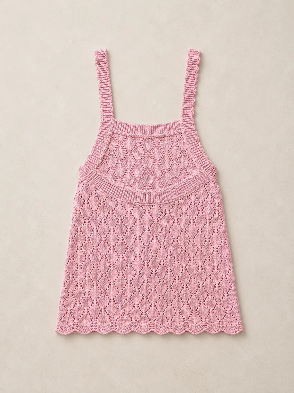 Flat lay summer cooee coast crotchet dress for girls Back view 
