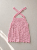 Flat lay summer cooee coast crotchet dress for girls